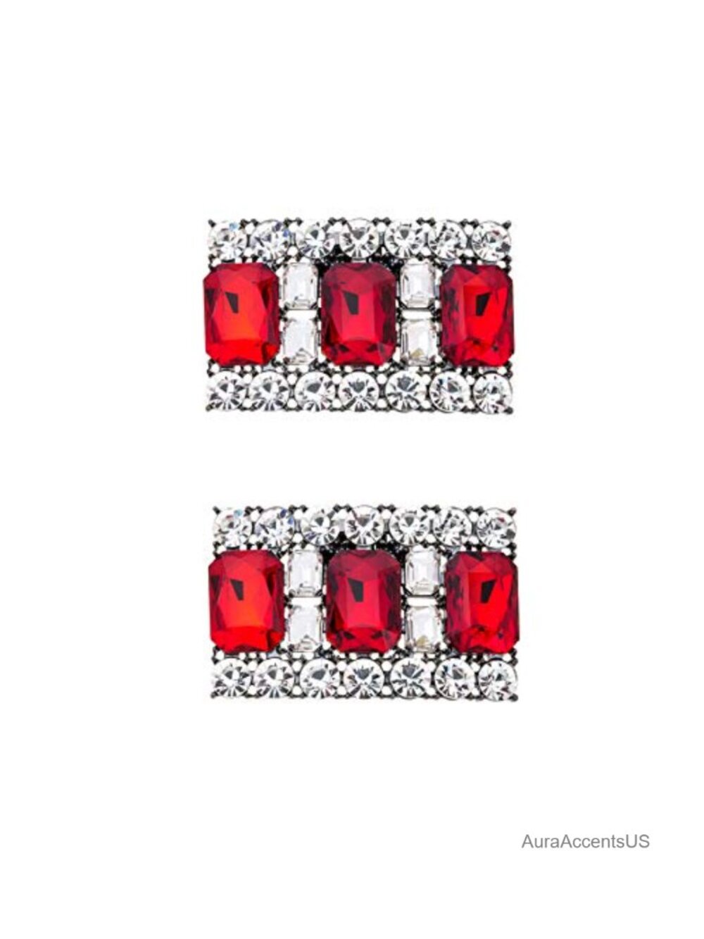Crystal Rhinestone Shoe Clips for Wedding Party, Dressy Shoe Decoration
